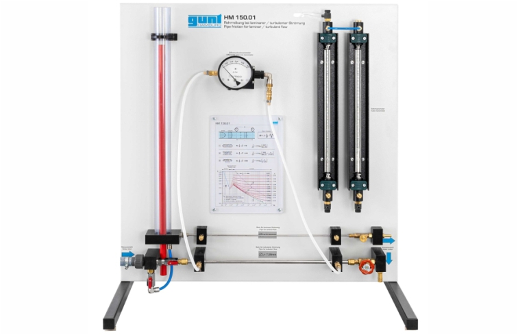 HM 150.01 Pipe friction for laminar/turbulent flow