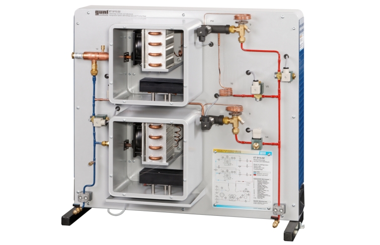 Model of a refrigeration system with refrigeration and freezing stage | ET 915