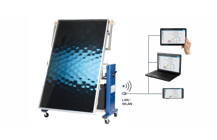 Domestic water heating with flat collector | EL 313