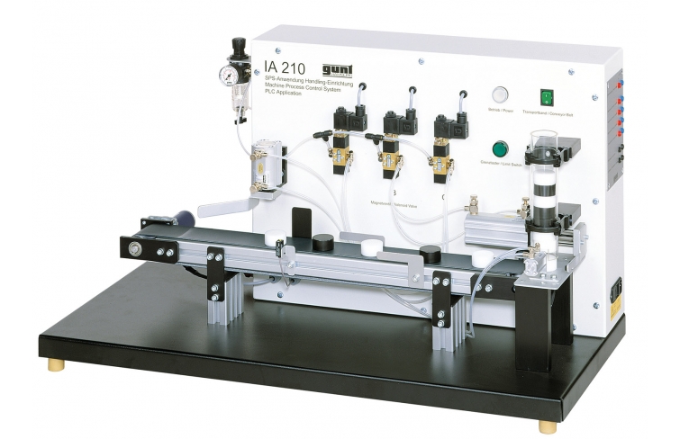 PLC application: materials handling process