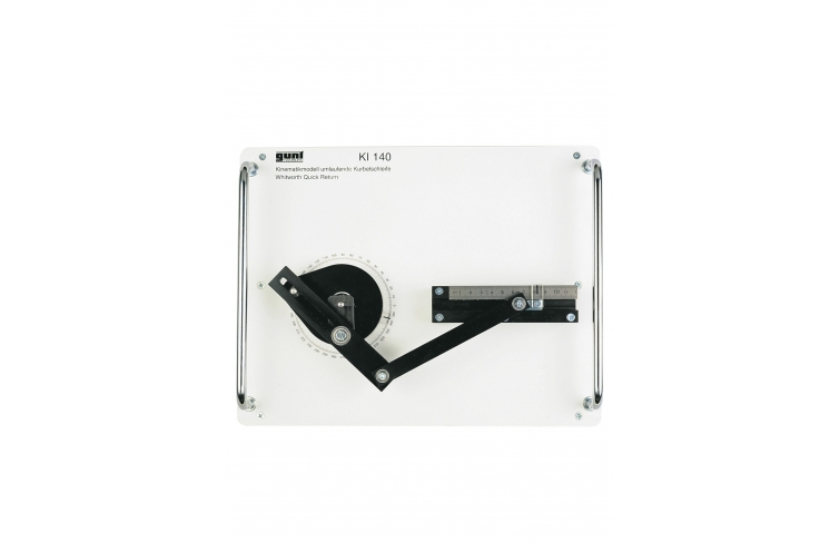 KI 140 Kinematic model Whitworth quick return mechanism