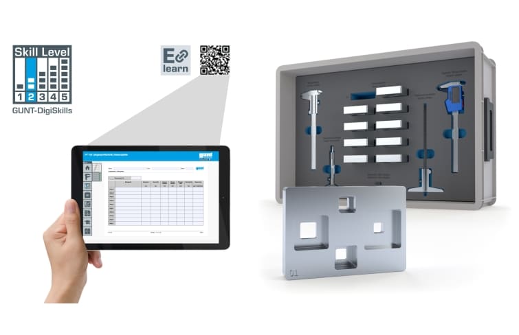 PT 102 Dimensional metrology spacer plate gunt 1014 foto totale
